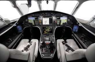 Interior da aeronave –
