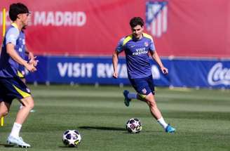 Jogadores do Arsenal durante treinamento da equipe –