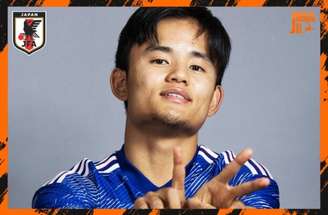 Kubo em campo pela seleção do Japão – Imago Images