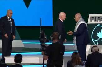 Climão entre representantes de Israel, Palestina e o presidente da FIFA em Congresso –