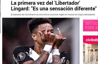 Jesse Lingard marcou seu primeiro gol na Libertadores –