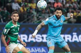 Palmeiras e Santos empataram por 1 a 1 no Allianz Parque
