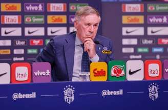 Carlo Ancelotti, técnico da Seleção Brasileira –