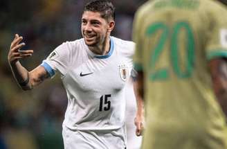Valverde em campo pelo Uruguai –
