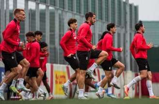 Atividade de preparação do Braga antes de enfrentar o Freiburg –