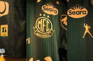 Nova camisa do Mirassol para jogos da Libertadores –