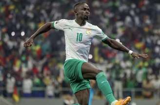 Sadio Mané com a camisa da seleção de Senegal –
