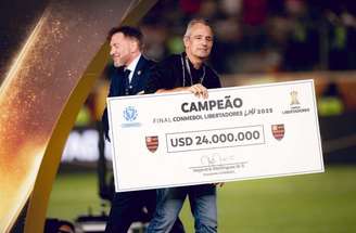 Flamengo comemora título e dinheiro como campeão da Libertadores –