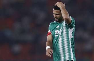 Mahrez em campo pela Argélia – Divulgação/Argélia