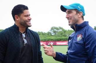 Hulk irá reencontrar velhos conhecidos no Tricolor, como Guilherme Arana – Fotos: Marcelo Gonçalves/FFC