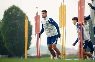 Atividade de preparação da Lazio antes da final da Copa da Itália –