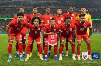Kadir em campo pela seleção do Panamá – Divulgação/@fepafut