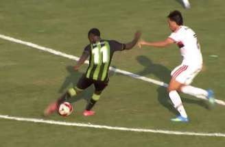 Enrico marcou o gol do América no empate em 1 a 1 com o Flamengo –