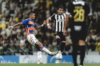 Junior Alonso durante sua última partida com a camisa do Atlético –
