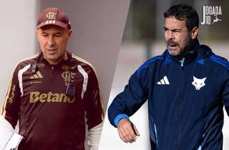 Fotos: Adriano Fontes/Flamengo; Gustavo Aleixo/Cruzeiro - Legenda: Portugueses, Jardim e Artur Jorge se encontram na Libertadores
