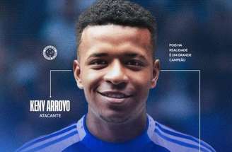 Arroyo tem 13 jogos como titular, com três gols e duas assistências com o Cruzeiro –
