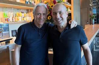 Jorge Jesus e Marcos Braz em encontro no RJ –