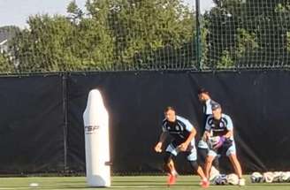 Dibu em treino da seleção Argetina –