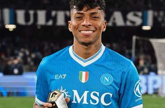 Alisson Santos se destacou pelo Napoli na temporada passada – Divulgação/SSC Napoli