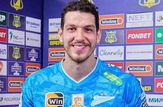 Nino durante treino do Zenit –