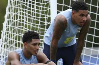 Treino da seleção inglesa para a Copa –
