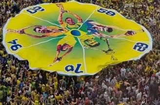 Torcida brasileira na Time Square –