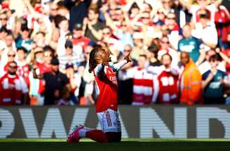 Eberechi Eze é um dos destaques do Arsenal, da Inglaterra, mas errou pênalti na final da Liga dos Campeões da Europa –