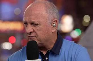 Felipão ao lado de Ancelotti, atual treinador da Seleção Brasileira –