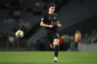 Tyler Bindon em ação pela seleção neozelandesa –