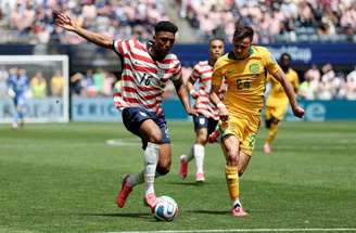 Freeman saiu correndo para celebrar o gol dos Estados Unidos –