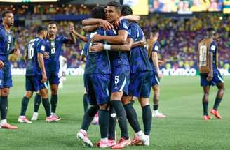 Matheus Cunha marcou dois gols contra o Haiti –