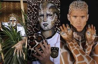 Meio-campista Toni Kroos posa como uma cobra –