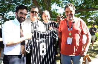 Sócrates e Casagrande nos tempos em que defendiam as cores do Corinthians –