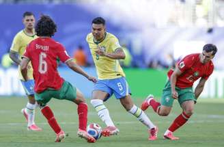 Casemiro foi titular nos dois jogos do Brasil na Copa –
