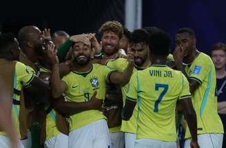 Matheus Cunha fez o terceiro gol da seleção brasileira no triunfo sobre a Escócia