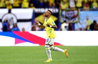 Neymar entrou no segundo tempo do duelo contra a Escócia –