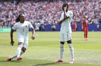 FOXBOROUGH, MASSACHUSETTS – JUNE 26: Ousmane Dembele #7 of France scores his team’s first goal during the FIFA World Cup 2026 Group I match between Norway and France at Boston Stadium on June 26, 2026 in Foxborough, Massachusetts. (Photo by Justin Setterfield/Getty Images)