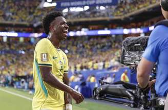 Vini Jr marcou nos três jogos do Brasil na fase de grupos –