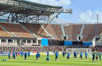 Treino da Seleção Brasileira no estádio do Houston Dynamo –