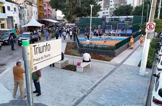 Prefeitura inaugura praça em último endereço ocupado pela Cracolândia, na Santa Ifigênia, centro de São Paulo.