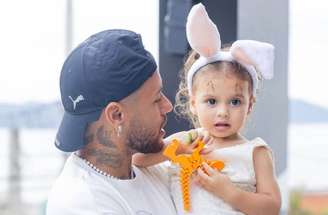 Neymar faz postagem de aniversário para filha Helena –