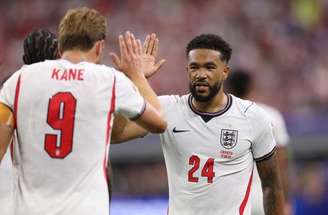Reece James em campo pela Inglaterra nesta Copa do Mundo –