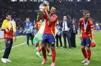 Em ação pela Espanha nesta Copa do Mundo de 2026 –