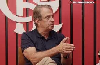 Bap, presidente do Flamengo, durante o Prêmio Brasileirão —