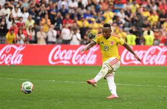Leandro Campaz em ação contra a Suíça nas oitavas de final da Copa do Mundo de 2026 –
