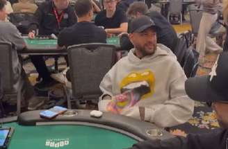 Neymar voltou as atenções para o poker nos Estados Unidos –