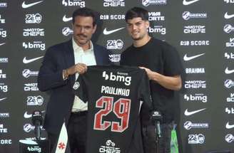 Paulinho falou oficialmente como novo reforço do Vasco –