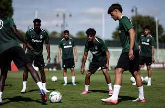 Atividade de preparação do Sporting antes de encarar o Celtic em amistoso –