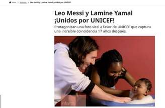 Foto de Messi banhando Yamal ganhou as redes apenas em 2024 –