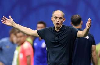 Thomas Tuchel durante o jogo entre Inglaterra e Argentina –